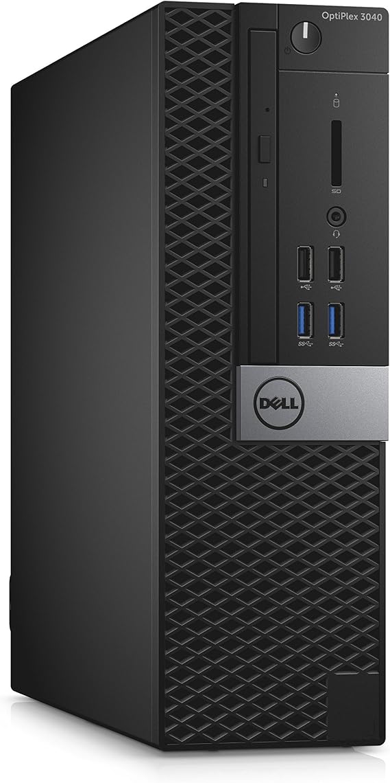 Dell Y9K8F OptiPlex 3040 SFF Small Desktop (Intel Core i3-6100, 4GB 1600MHZ DDR3L RAM, 128GB SSD, Windows 10 Pro, Black)