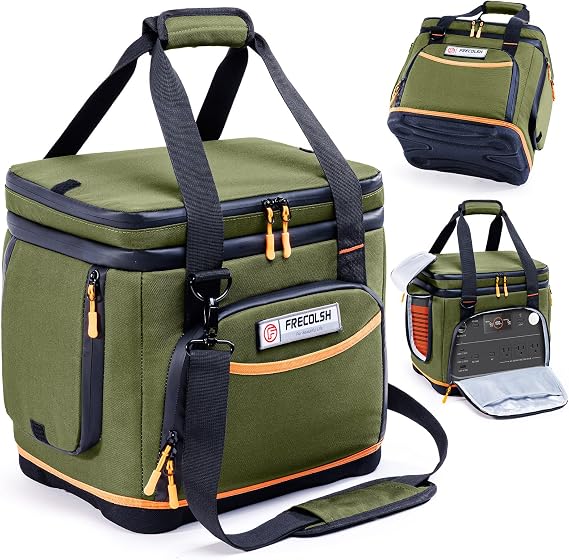 Double-Layer Carrying Case Compatible with Jackery Explorer 1000 v2