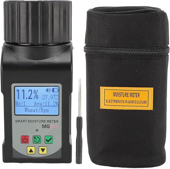 Coffee moistures Tester ABS Portable Mini Cup Grain Humidity Meter Grains Humidity Tester for Coffee Cocoa Rice Wheat 25 Kinds