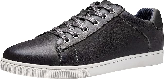 Jousen Men's Casual Shoes Business Leather Dress Sneakers | Breathable Upper, Lightweight Build, Fashion Styling, Office Work, City Walking, Weekend Trip, Casual Gathering