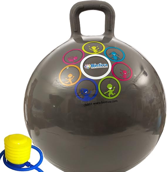 bintiva Hippity Hop Unicorn Toy Hopper Ball Bounce Ball for Children 3-6 | 18" / 45cm jumping ball toy