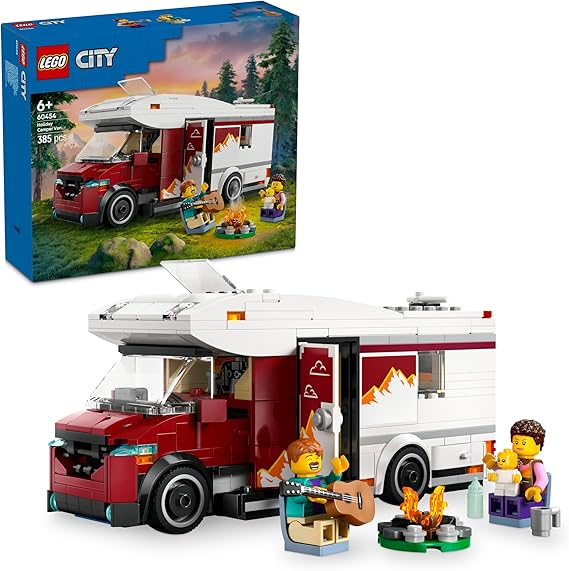 LEGO City Camper Holiday 60454 Toy for Boys and Girls