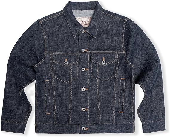 Red Tornado 16oz Selvedge Denim Trucker Jacket