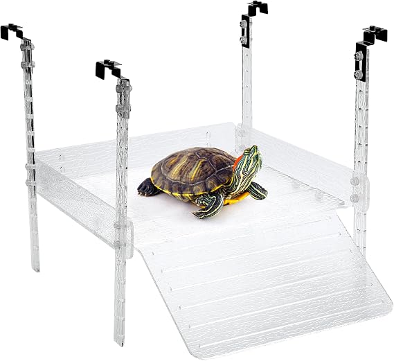 Hanging Floating Turtle Basking Platform Dock for 40 Breeder 75Gal Aquarium