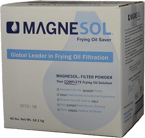 Fryer Filter Powder by Dallas Group, Deep Fryer FryPowder, Save Fryer Oil, Extend Oil Life, Fry Oil Filtration, (1x40lb)