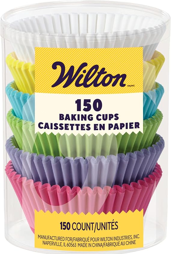 Wilton Multicolor Standard Cupcake Baking Cups, 75-Count