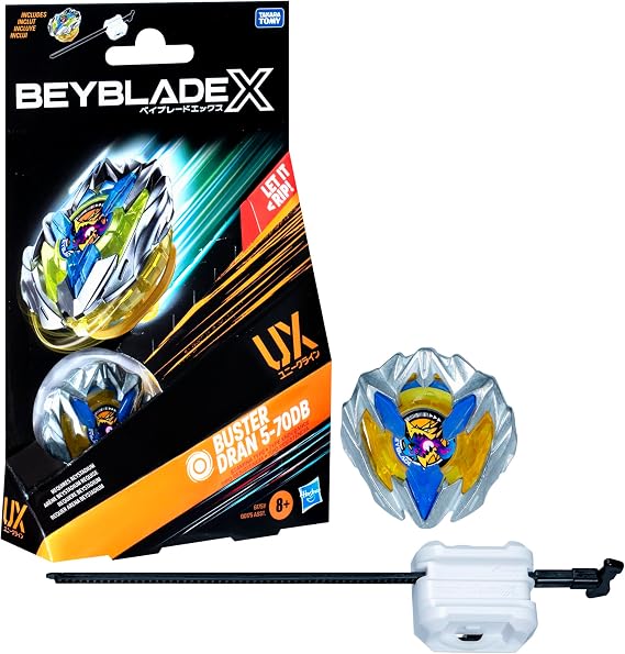 Beyblade X Buster Dran 5-70DB UX Starter Pack Top and Launcher