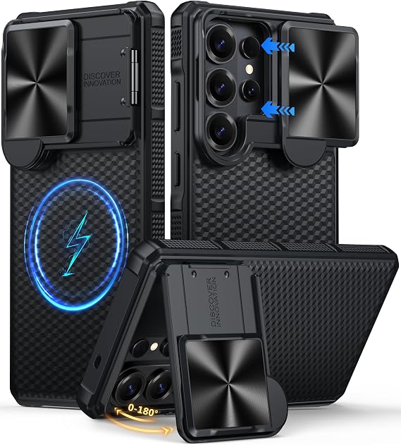 Magnetic for Samsung Galaxy S26 Ultra Case-Black