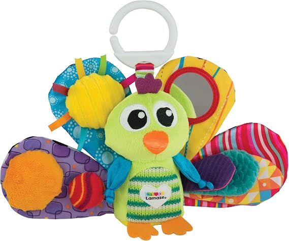 LAMAZE Clip & Go Jacques The Peacock, One Size