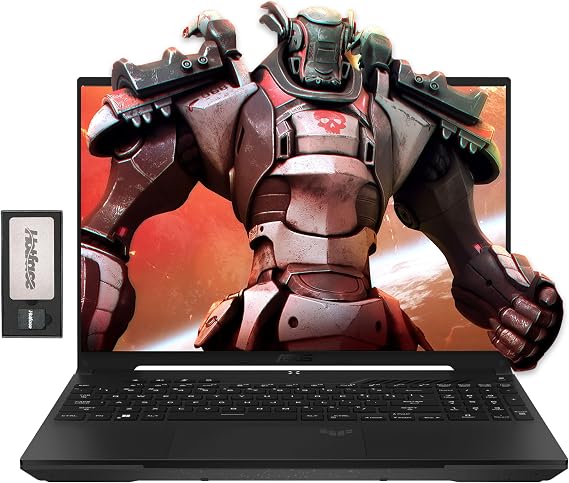 ASUS TUF A16 16" 165Hz FHD Gaming Laptop, AMD Ryzen 7-7735HS, 64GB DDR5, 2TB PCIe SSD, AMD Radeon RX 7700S, RGB Backlit Keyboard, Dolby Atmos, WiFi 6, Black, Win 11 Pro, 128GB Docking Station Set