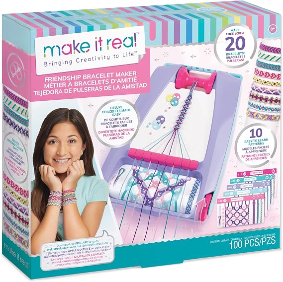 Make It Real 1457 Friendship Bracelet Maker Craft Kit, Multi