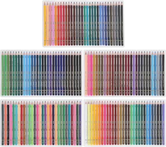Septpenta 150 PCS Premium Colored Pencils for Adult Coloring Book, 150 Colors Quality Soft Core Colored Leads for Adult Artists, Multi Color Pencil Art Supplies for Adults Drawing Coloring Sketching