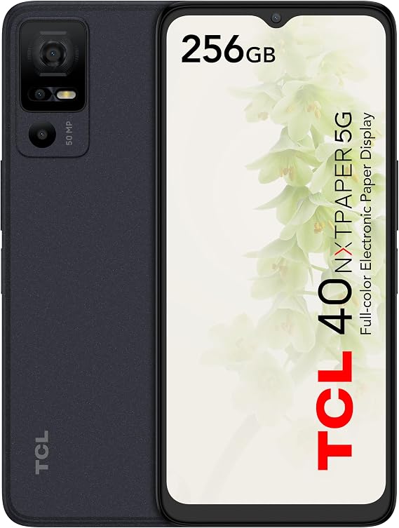 TCL 40 NXTPAPER 5G 6GB-256GB Negro (Starlight Black) Dual SIM