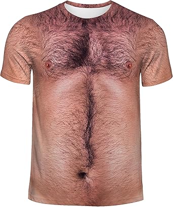 Fake Muscle Shirts,Abs Shirt for Men,Fake Abs T-Shirt,Unisex Summer Novelty T-Shirts