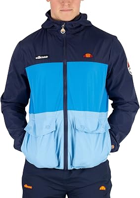 ellesse Trio Full Zip Hooded Jacket | Navy