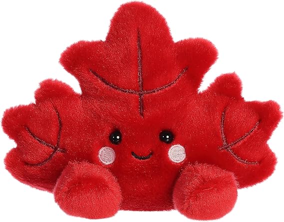 Aurora Palm Pals 6" Fall Maple Leaf Adorable Plush