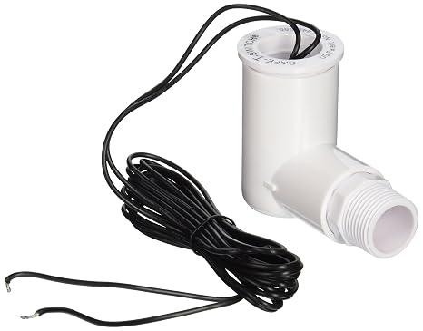 RectorSeal Safe-T-Switch 97637 Condensate Overflow Switch, Easy Access, Condensate Drain Shut Off System, Magnetic Reed Switch, HVAC, Includes 3/4" Adapter
