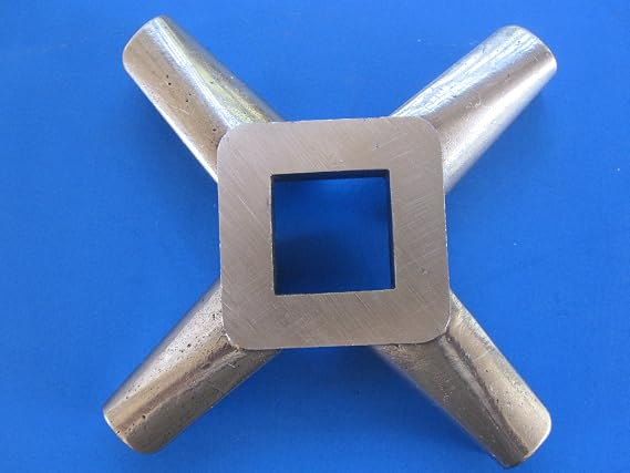 Size 32 Commercial Grade Stainless Steel Meat Grinder Knife Cutter for Electric or Manual Fits LEM Cabelas Torrey Universal Omcan Others