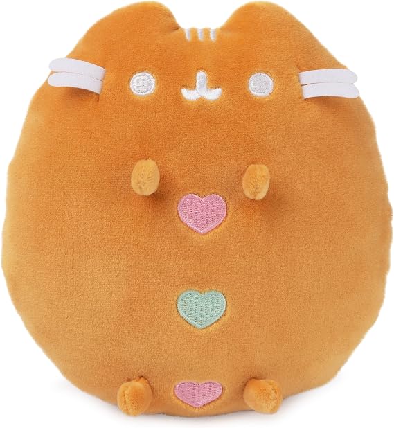 GUND Pusheen Gingerbread Squisheen, Stuffed Animal for Ages 8 and Up, Brown/White, 6