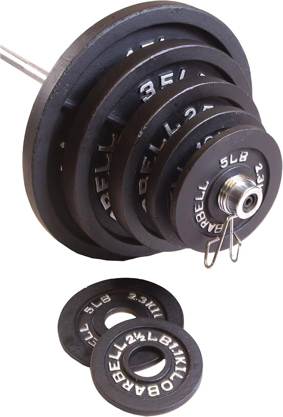 CAP Barbell 300-Pound Olympic Set (Includes 7 Feet Bar)