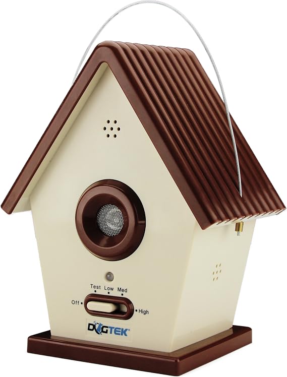 DOGTEK Sonic Bird House Bark Control Outdoor/Indoor - New Version