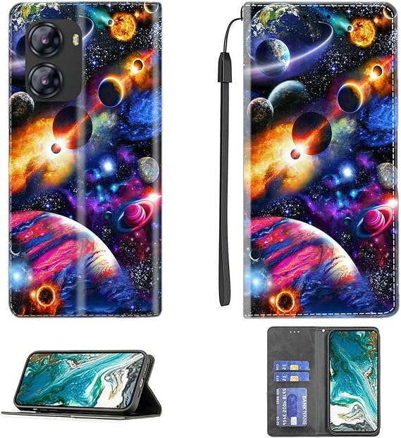 jioeuinly Case Compatible for Suntak Rover MOX 2 Phone Case Cover [with Tempered Glass Screen Protector] PU Leather Kickstand Magnetic Wallet Case CPT31