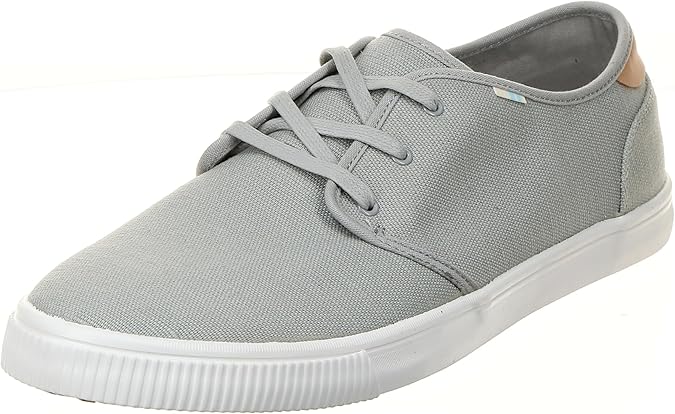 TOMS mens Carlo Sneaker, Drizzle Grey Heritage Canvas (Vegan), 7.5 US