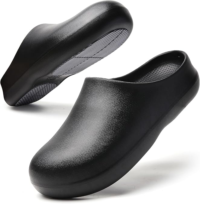 MEIAGDT Women's Slip On Nurses Clogs - Waterproof EVA Arch Support