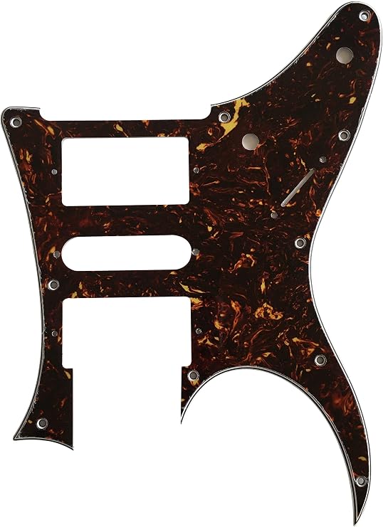 Guitar Parts For Ibanez RG 350 EX Style Lefthanded Guitar Pickguard (4 Ply Brown Tortoise)