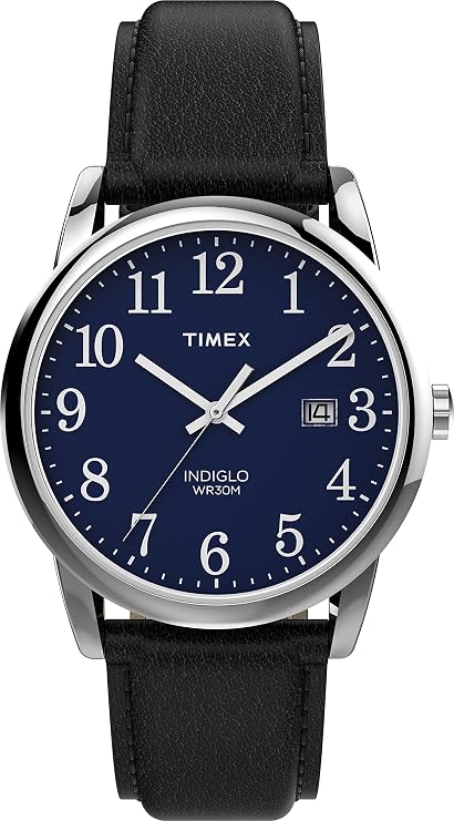 Timex Easy Reader Men's 38mm Watch, Black Tone, Classic