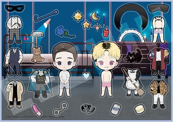 [LEZHIN] [BJ Alex] Dress Up Stickers 2