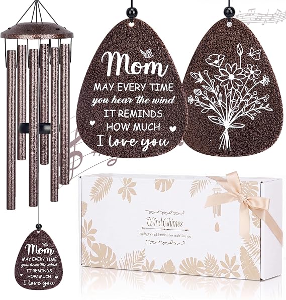 36'' Memorial Wind Chimes for Outside, Sympathy Gifts for Loss of Loved One