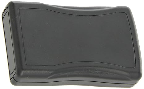 BUD Industries HH-3524 Plastic Style K Hand Held Grabber 4.63" L x 2.85" W x 1" H, Black