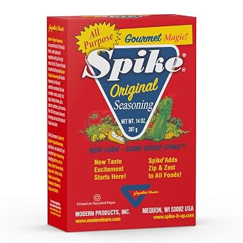 Spike Original All-Purpose Seasoning Salt, Herb, Veggie & Spice Blend MSG-Free Seasonings & Spices, 14 Oz