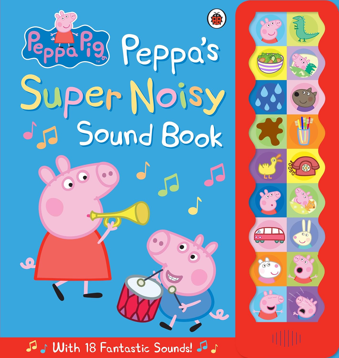 Peppa Pig: Peppas Super Noisy Sound Book Ciltli Kapak – Sesli Kitap, 2 Ekim 2014