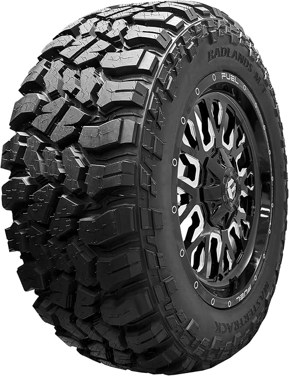 1 Pack: Mastertrack Badlands M/T 35X12.50R20LT 125Q 12 Ply Load Range F Light Truck Mud Terrain Tire 35X12.50R20LT MT - )