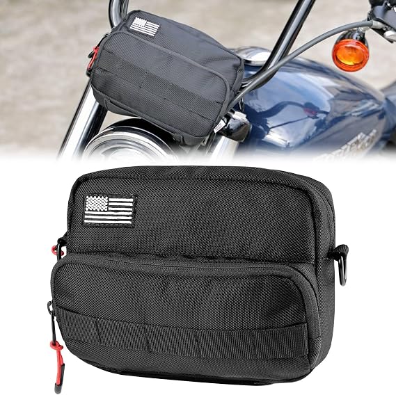 KEMIMOTO Motorcycle Bag, Handlebar Tool Bag Storage Accessory