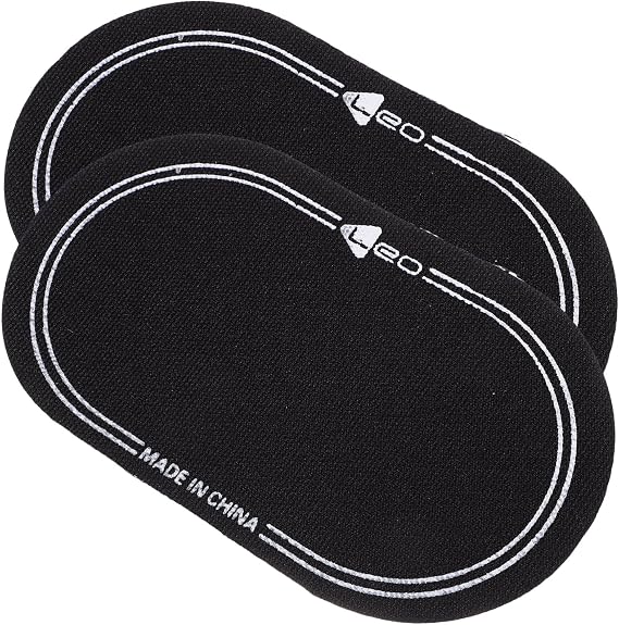 Drum Skin Protector Stickers 2Pcs Double Layer Drum Head Patch for Bass Kick Patch Impact and Overtone Control Durable Percussion Accessories 6.14X3.54In