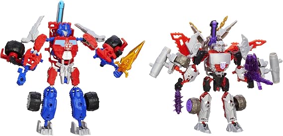 Transformers Construct-A-Bots Optimus Prime Vs. Megatron Construction Set