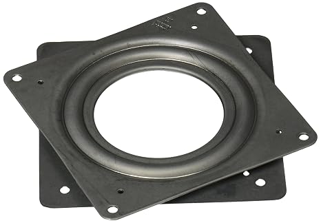 Triangle Flat Lazy Susan 300lb Bearing 4" Square