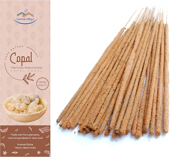 Copal Incense Sticks - Traditional Handcrafted Masala Incense - 40 to 50 Sticks Approx.