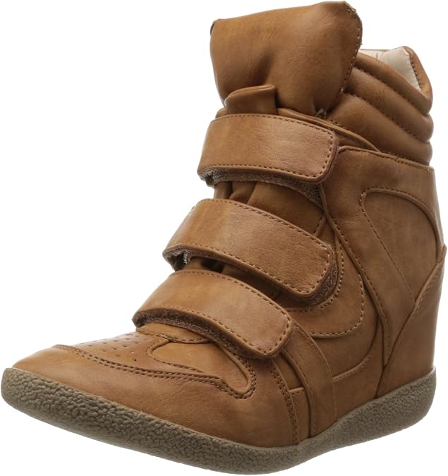 Steve Madden Women's 'Hilight' Fashion Sneakers, Cognac, Size 6