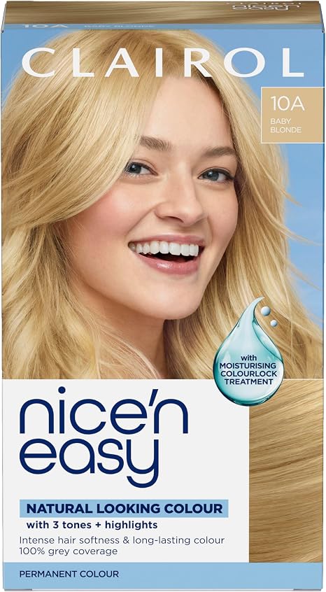 Clairol Nice'n Easy Crème Natural Looking Oil Permanent Hair Dye Infused