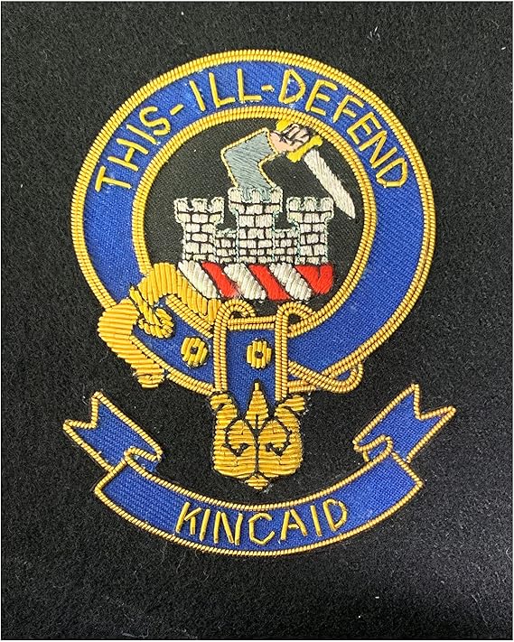 Kincaid Scottish Clan Embroidered Blazer Crest