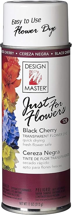 Design Master 128 Just for Flowers Spray Dye, Black Cherry