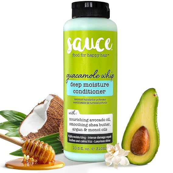 SAUCE Deep Moisture Conditioner, Guacamole Whip, 10.5 Fl Oz