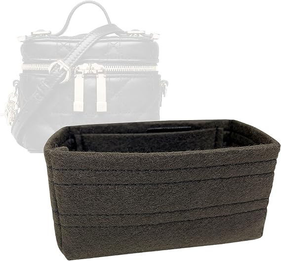 Zoomoni Premium Bag Organizer for Dior Micro Vanity Case (Handmade/20 Color Options) [Purse Organiser, Liner, Insert, Shaper]
