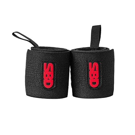 SBD Flexible Wrist Wraps Supportive & Adjustable for Lifting, Powerlifting & Strength Training IPF Approved, Made in Great Britain
