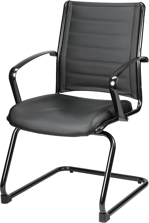 Eurotech Seating Europa Titanium Guest Chair, Black