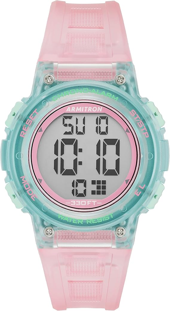 Armitron Sport Women's Digital Chronograph Resin Strap Watch